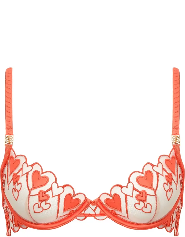 Harlow Heart Embroidered Bra