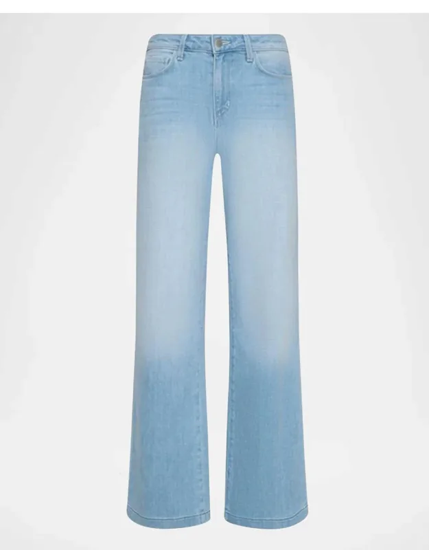 Scottie High-rise Wide-leg Jeans - Five-pocket Style, Button/zip Fly