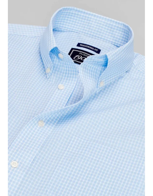 Traditional Fit Check Dress Shirt