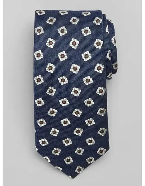 Faux Knit Floral Tie
