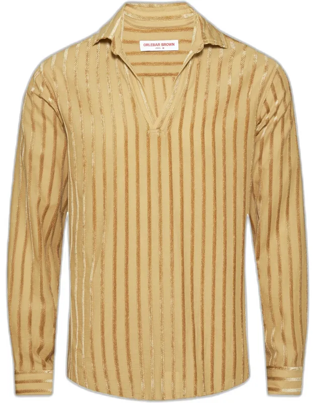 Beige Stripe Shirt
