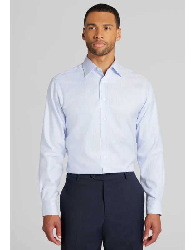 Reserve Tailored Fit Stripe Non-iron Dress Shirt