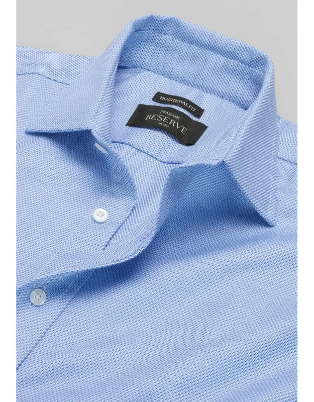 Reserve Traditional Fit Birdseye Non-iron Dress Shirt