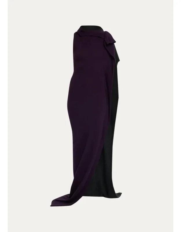 Draped Maxi Dress