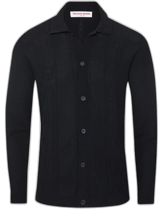 Long-sleeve Polo Shirt Refined Seasonal Knit