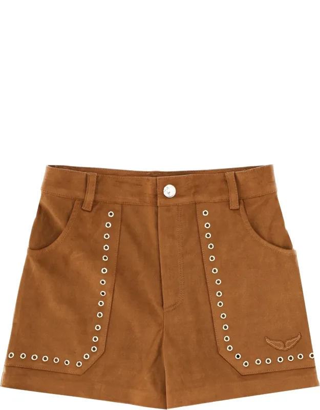 Suede Effect Shorts
