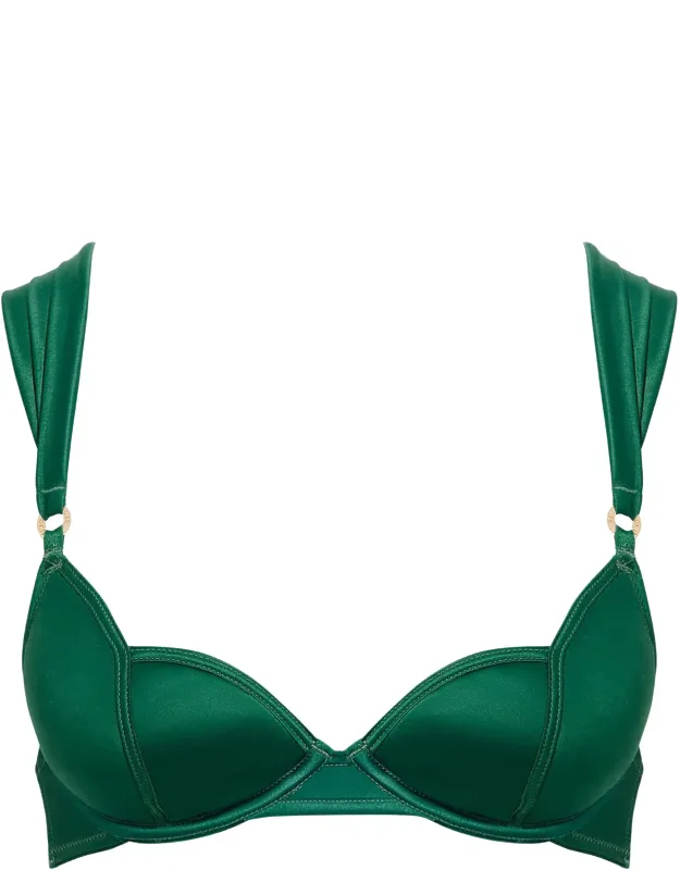 Octavia Satin Molded Bra