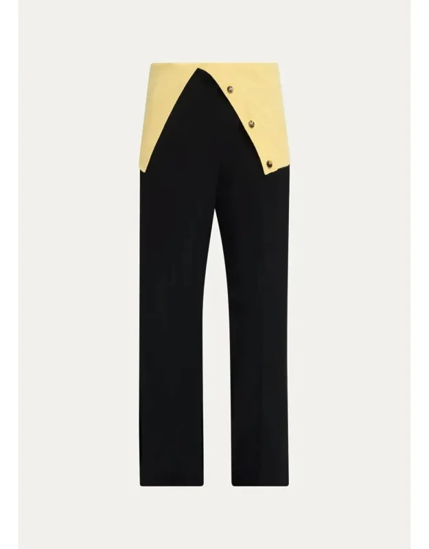 Removable-flap Trousers