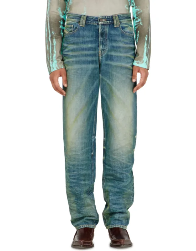 Regular High Waist Jeans 1991 D-voeed, Button Fly