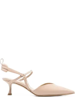 Pointed-toe Slingback Pumps