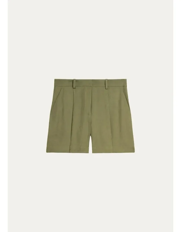 Pleated Shorts