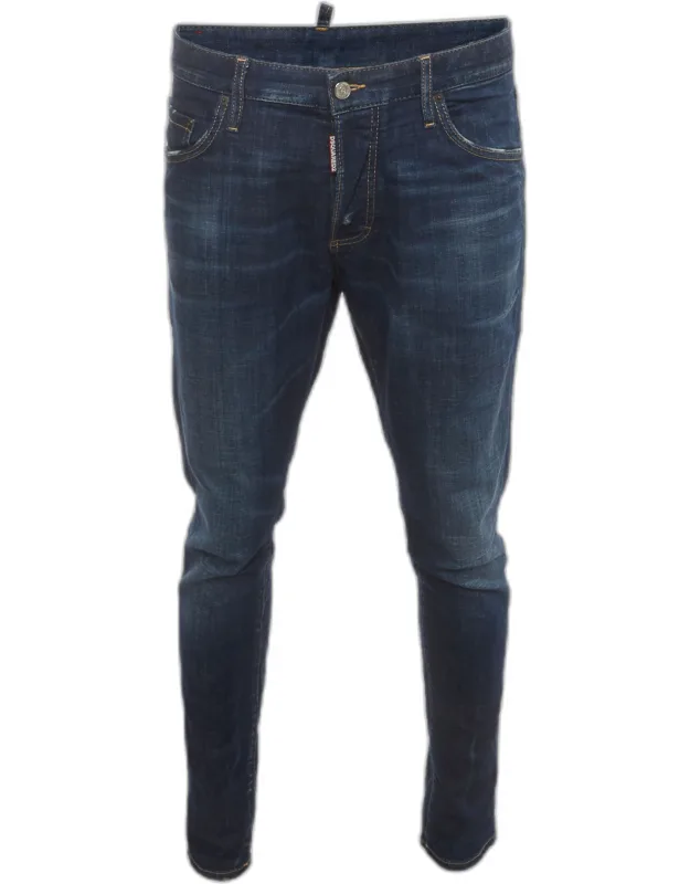 Distressed Denim Skinny Jeans