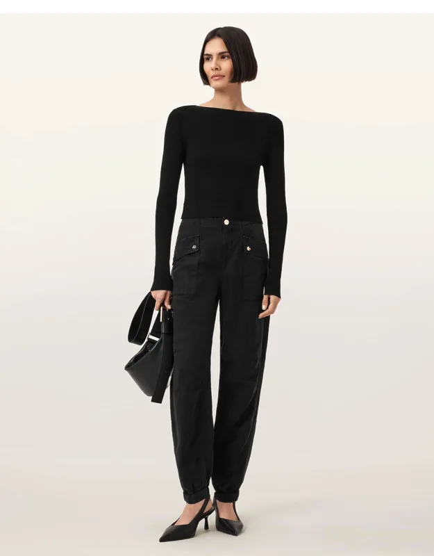 Cargo Linen Blend Pants