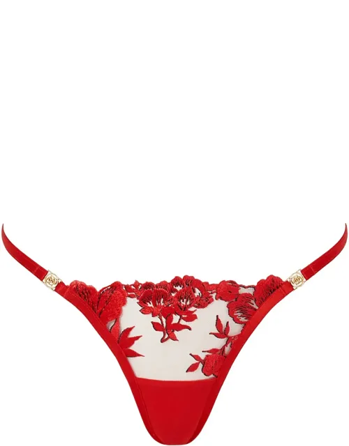 Lavanya Floral Embroidered Thong