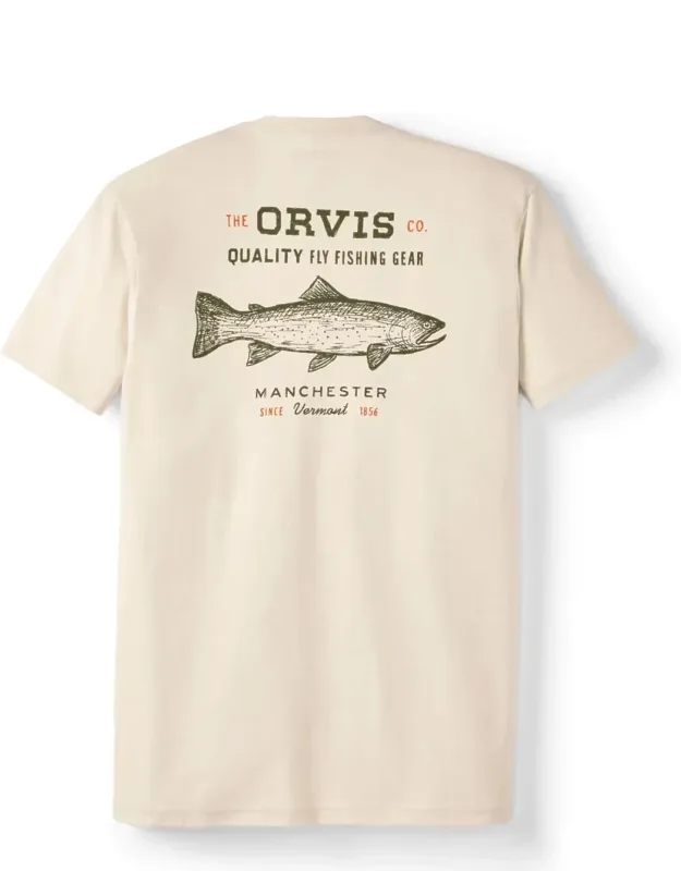 Trout Sketch Graphic T-shirt