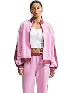 Studio Fleece Medium-weight "run Club" Track Jacket