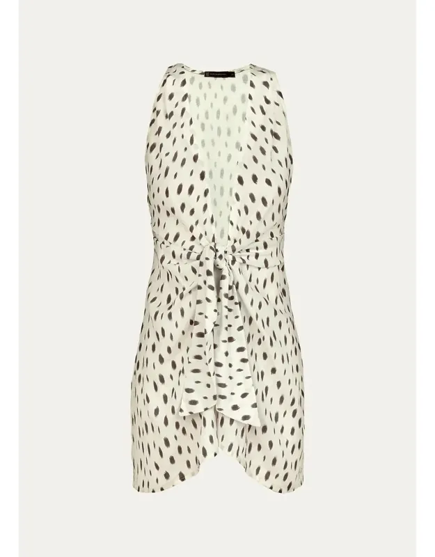 Printed Mini Dress