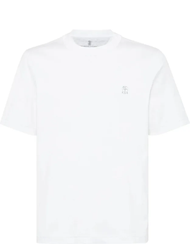 Logo-embroidered Crew-neck T-shirt