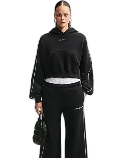 Cropped Pullover Hoodie