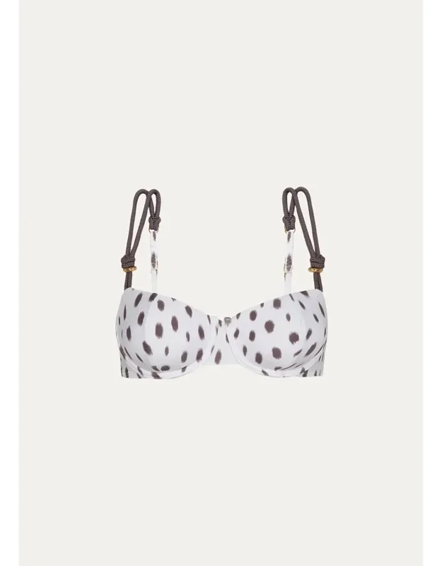 Polka-dot Bikini Top