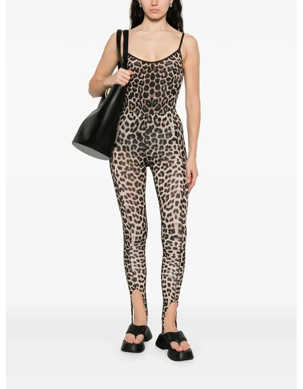 Leopard-print Leggings
