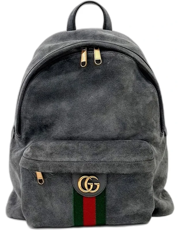 Ophidia Small Suede Backpack Bag