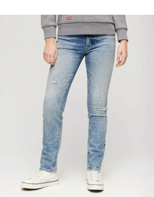 Organic Cotton Mid Rise Slim Jeans