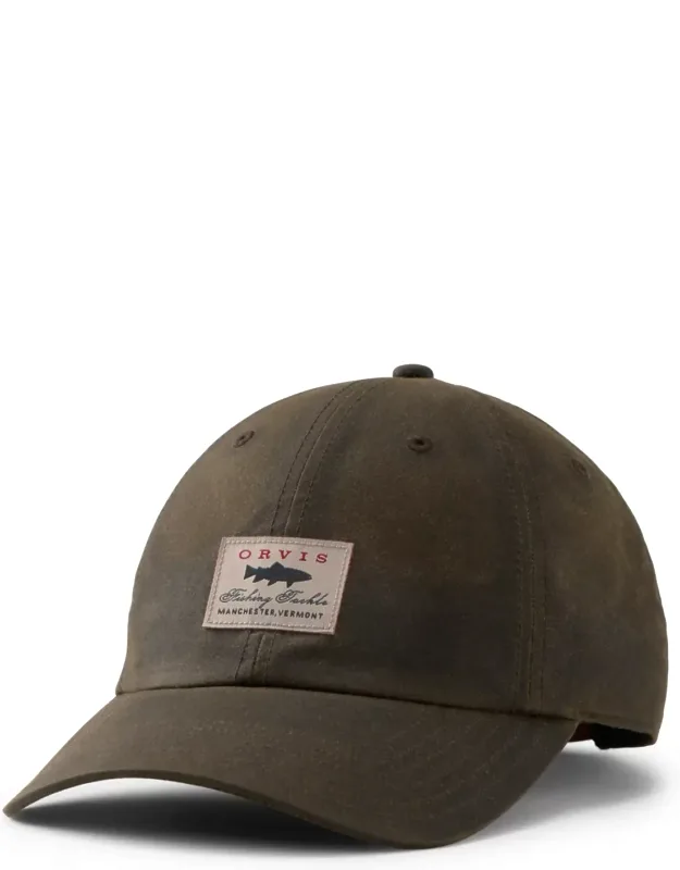 Vintage Waxed Cotton Ball Cap
