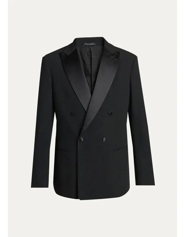 Double Breasted Virgin Wool-blend Blazer
