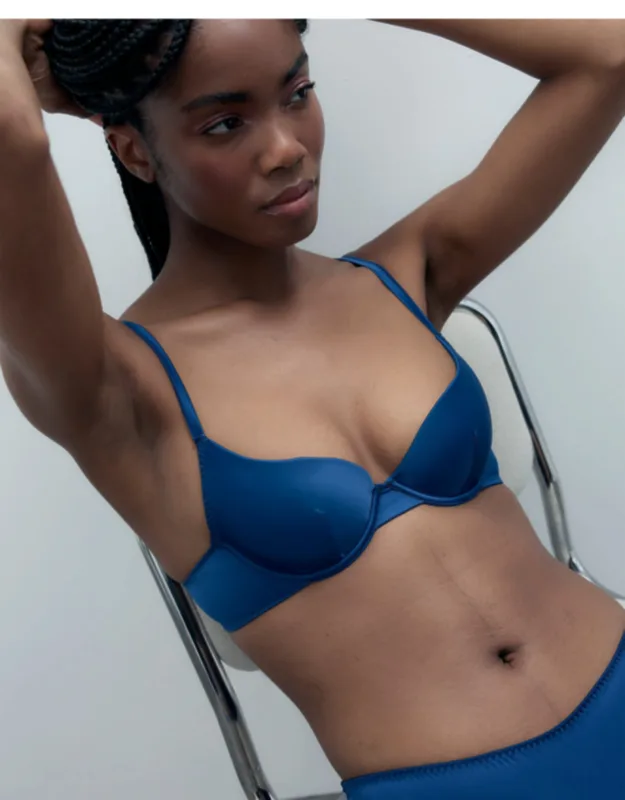 Verona Satin Push Up Bra