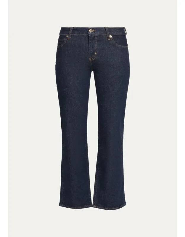 Cigarette Straight-leg Pants