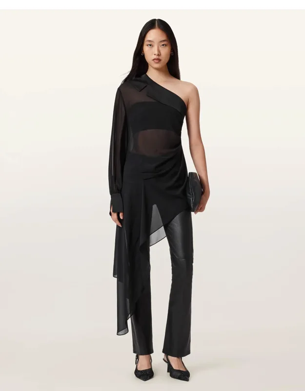 Asymmetric Sheer Top
