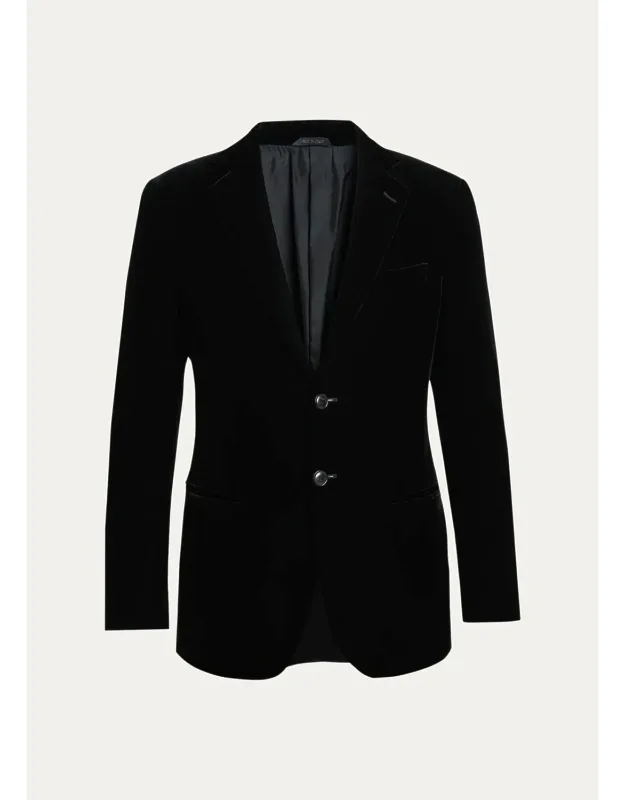 Seersucker Single-breasted Sport Coat