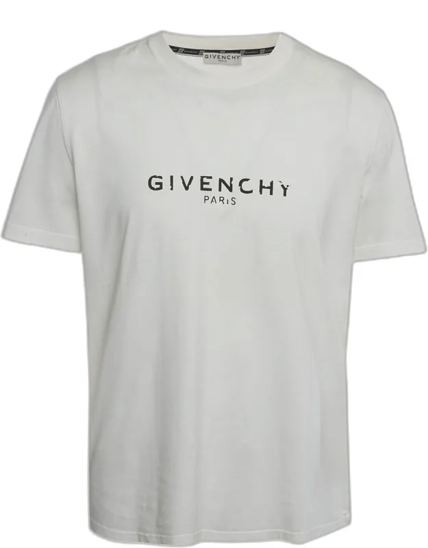Printed Jersey Short Sleeve Crewneck T-shirt