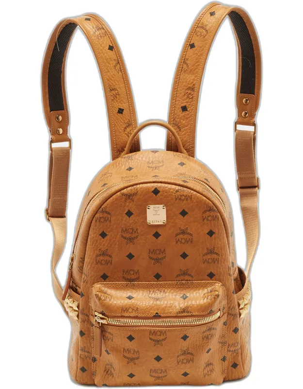 Stark Studded Small Coated Canvas Backpack