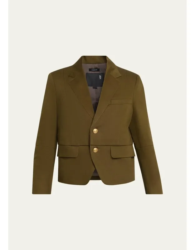 Pleated Blazer