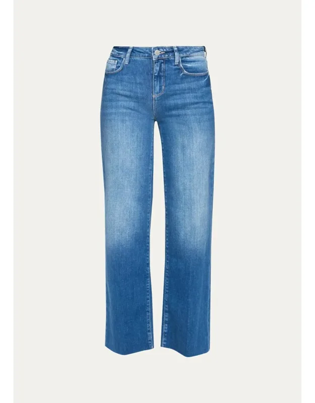 High-rise Wide-leg Jeans