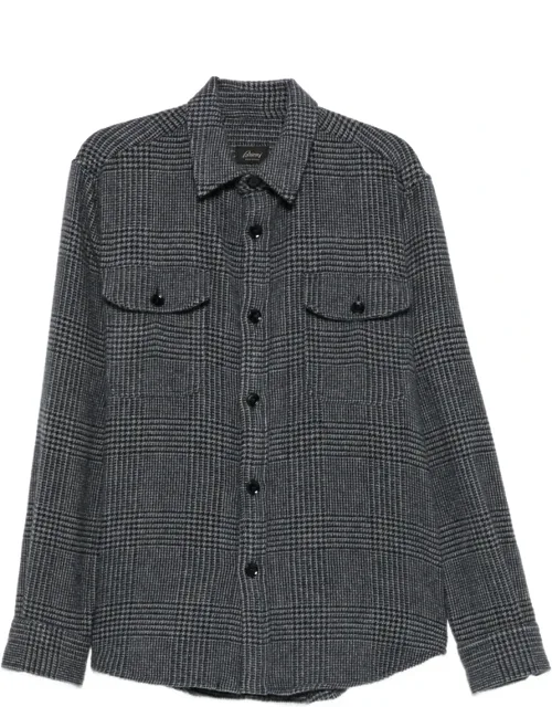 Prince Of Wales Check Wool Shirt