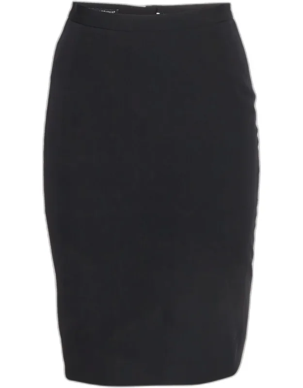 Wool Blend Pencil Skirt