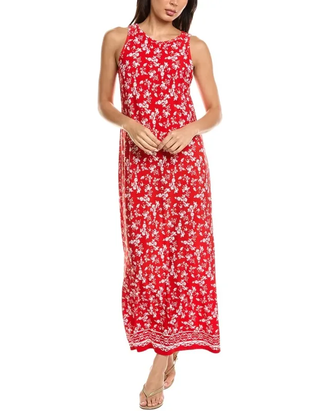 Sleeveless Keyhole Back Maxi Dress