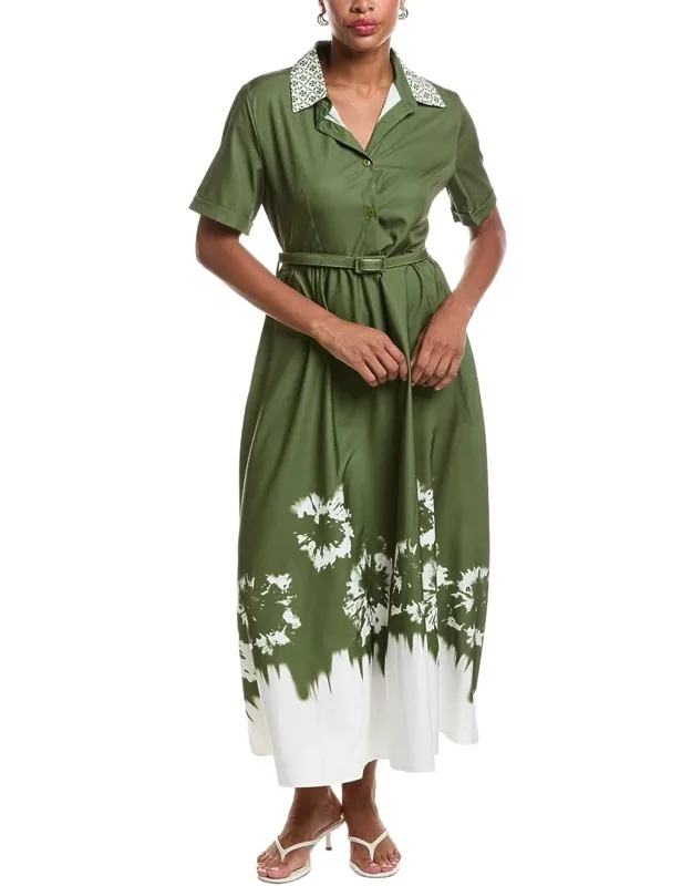 Printed Midi Dress