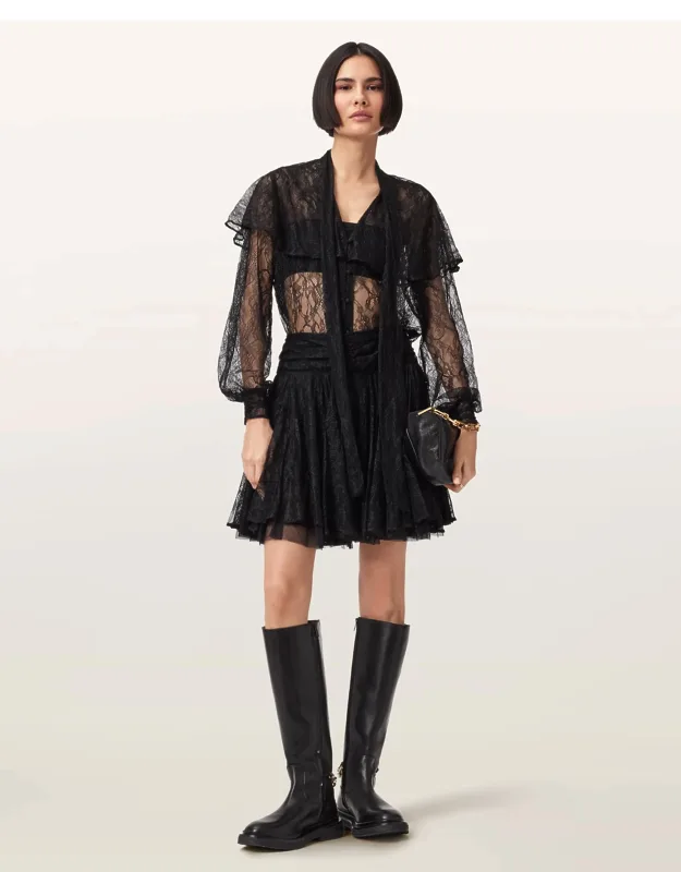 Athena Lace Mini Skirt