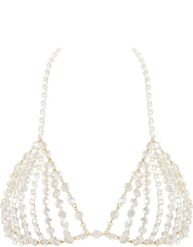 Crystal Triangle Bra