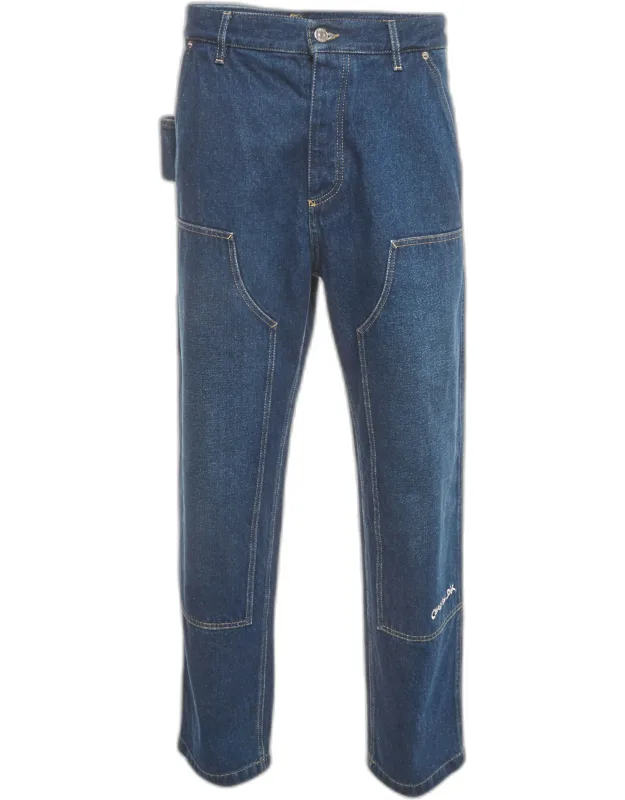 Logo Embroidered Denim Carpenter Jeans
