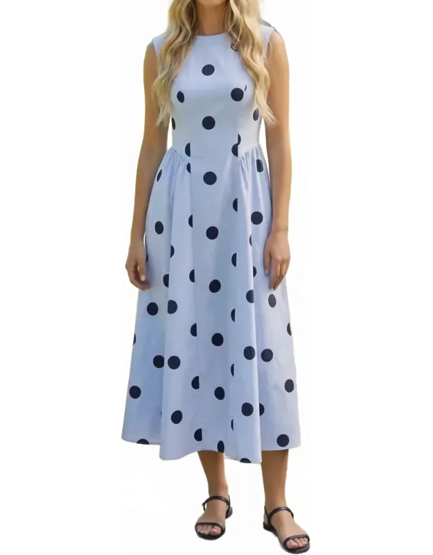 Polka Dot Midi Dress