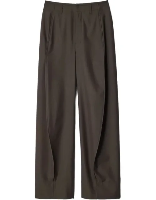 Baggy Pants In Tropical Wool Blend