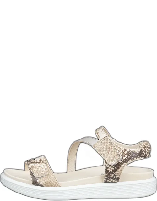 Soft Sandals - Leather Two Strap Sandal