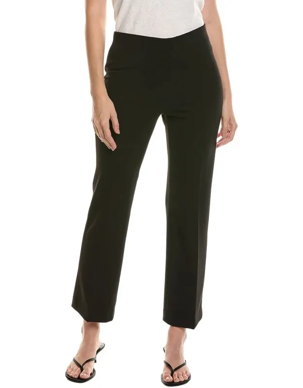 Pull-on Kick Flare Ankle Pants
