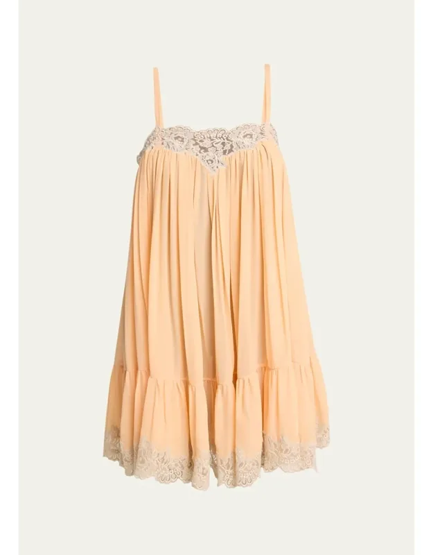 Silk Sleeveless Mini Dress