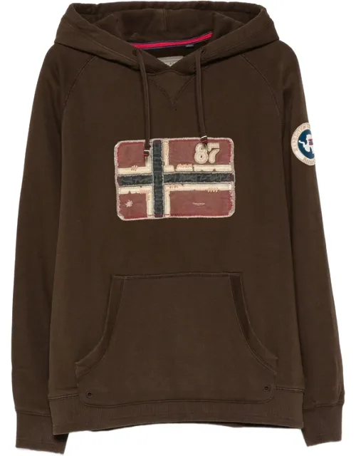 Patchwork Logo-patch Hoodie